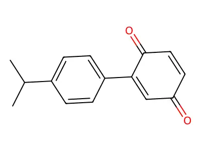 2-(4-Isopropylphenyl)benzo-1,4-quinone structure