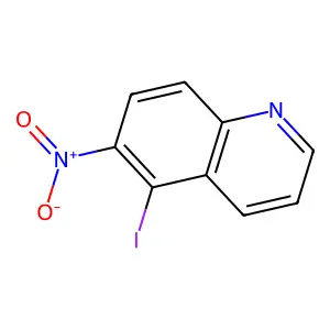 5-Iodo-6-nitroquinoline structure