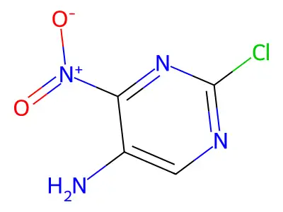 2-Chloro-4-nitropyrimidin-5-amine structure
