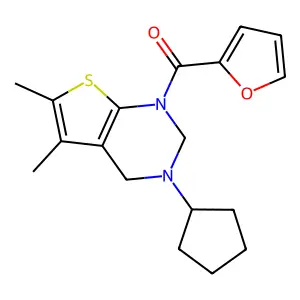 (3-cyclopentyl-5,6-dimethyl-3,4-dihydrothieno[2,3- structure