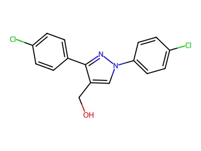 1,3-Bis(4-chlorophenyl)-1H-pyrazole-4-methanol structure