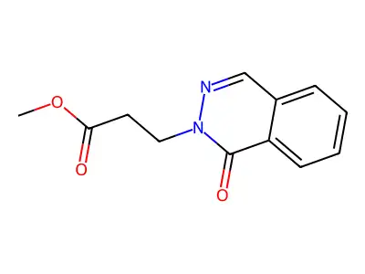 methyl 3-(1-oxophthalazin-2(1H)-yl)propanoate structure
