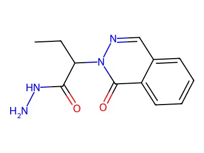 2-(1-Oxo-2(1H)-phthalazinyl)butanohydrazide structure