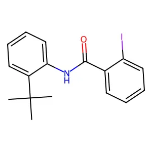 N-(2-Tert-butylphenyl)-2-iodobenzamide structure