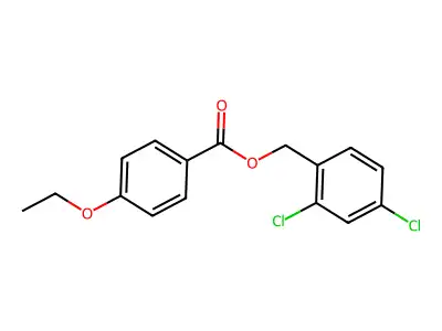 2,4-Dichlorobenzyl 4-ethoxybenzoate structure