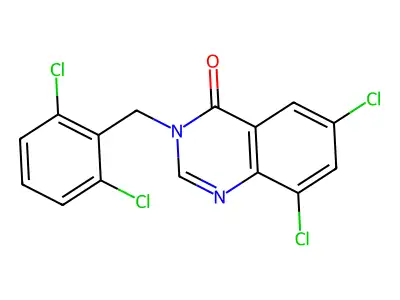 6,8-Dichloro-3-(2,6-dichlorobenzyl)-4(3H)-quinazolinone structure