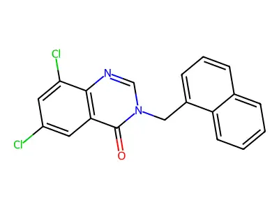 6,8-Dichloro-3-(1-naphthylmethyl)-4(3H)-quinazolinone structure