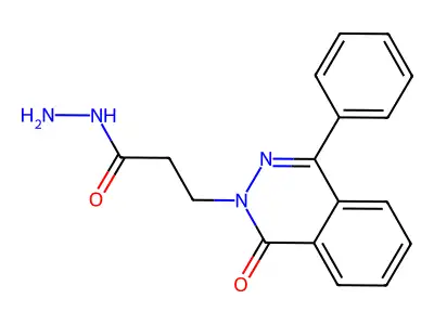 3-(1-Oxo-4-phenyl-2(1H)-phthalazinyl)propanohydrazide structure