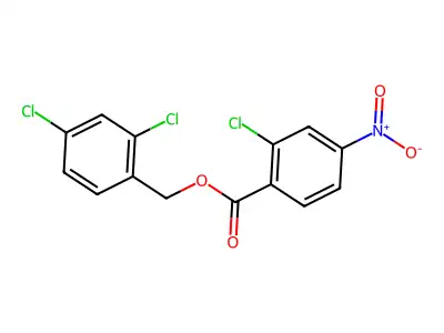 2,4-Dichlorobenzyl 2-chloro-4-nitrobenzoate structure