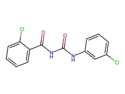 N-(2-Chlorobenzoyl)-N'-(3-chlorophenyl)urea structure