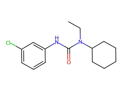 N'-(3-Chlorophenyl)-N-cyclohexyl-N-ethylurea structure