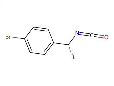 1-Bromo-4-(1-isocyanatoethyl)benzene structure