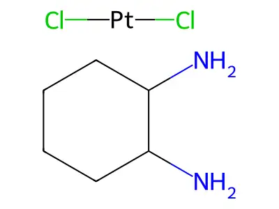 Dichloro(1,2-diaminocyclohexane)platinum(II) structure