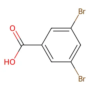 Benzoic acid, 3,5-dibromo- structure