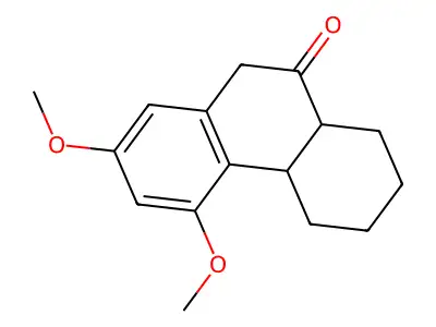 2,4-Dimethoxy-4b,5,6,8,8a-hexahydro-9(10H)-phenanthrone structure