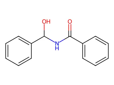 Benzamide, N-(hydroxyphenylmethyl)- structure