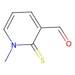 N-Methyl-3-formyl-2(1H)-pyridinethione structure
