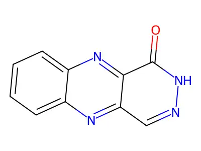 Pyridazino(4,5-b)quinoxalin-1(2H)-one structure