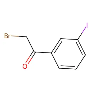 2-Bromo-m-iodoacetophenone structure
