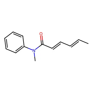 N-甲基-N-苯基己-2,4-二烯酰胺 structure