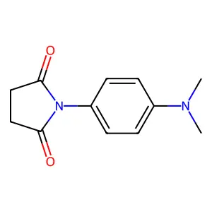 1-[4-(Dimethylamino)phenyl]pyrrolidine-2,5-dione structure