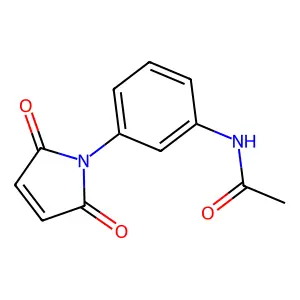N-[3-(2,5-dioxo-2,5-dihydro-1H-pyrrol-1-yl)phenyl]acetamide structure