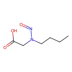 Glycine, N-butyl-N-nitroso- structure