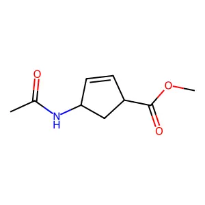 (1R,4S)-rel-4-(Acetylamino)-2-cyclopentene-1-carboxylic Acid Methyl Ester structure