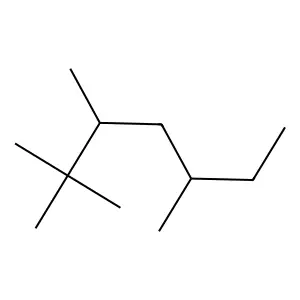 2,2,3,5-Tetramethylheptane structure