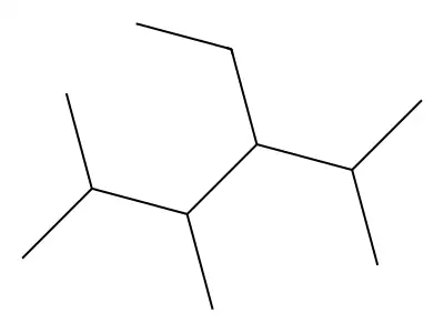 3-Ethyl-2,4,5-trimethylhexane structure