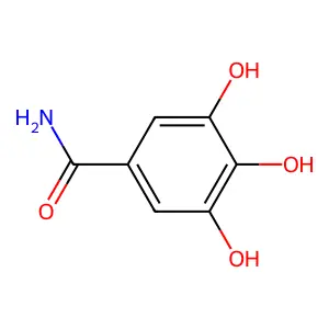 3,4,5-Trihydroxybenzamide structure
