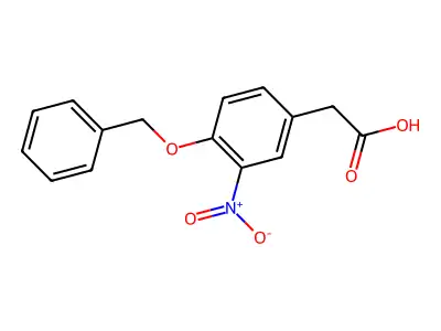 [4-(Benzyloxy)-3-nitrophenyl]acetic acid structure