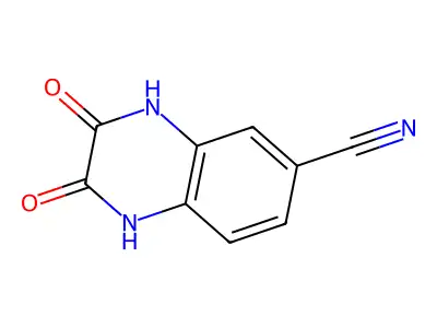 2,3-Dioxo-1,2,3,4-tetrahydroquinoxaline-6-carbonitrile structure