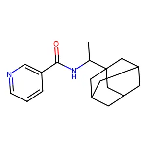 N-(1-(1-金刚烷基)乙基)烟酰胺 structure