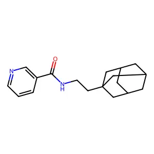 N-(2-(1-金刚烷基)乙基)烟酰胺 structure