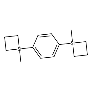 1,4-Bis(1-methyl-1-silacyclobutyl)benzene structure