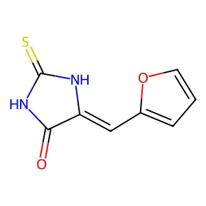 5-Furfurylidene-2-thiohydantoin structure