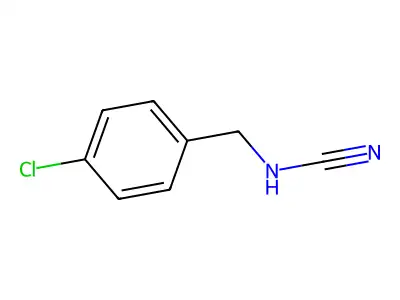 (4-Chlorophenyl)methylcyanamide structure