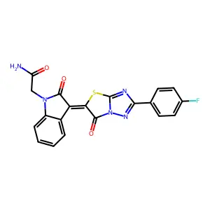 C20H12FN5O3S structure