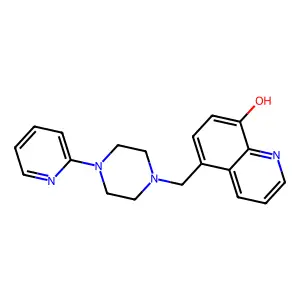 5-{[4-(Pyridin-2-yl)piperazin-1-yl]methyl}quinolin-8-ol structure
