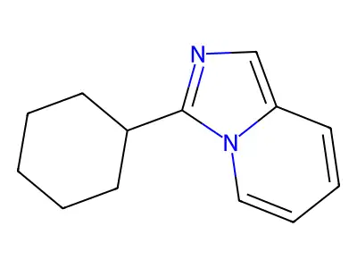 3-Cyclohexylimidazo[1,5-a]pyridine structure
