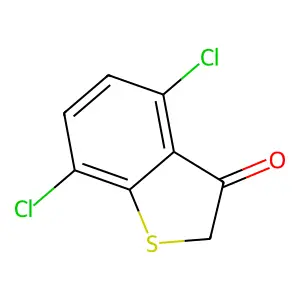 Benzo(b)thiophen-3(2H)-one, 4,7-dichloro- structure