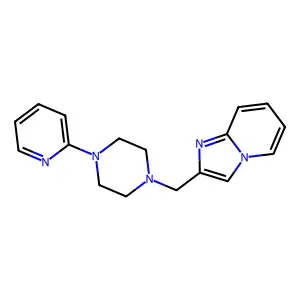 2-[(4-Pyridin-2-ylpiperazin-1-yl)methyl]imidazo[1,2-a]pyridine structure