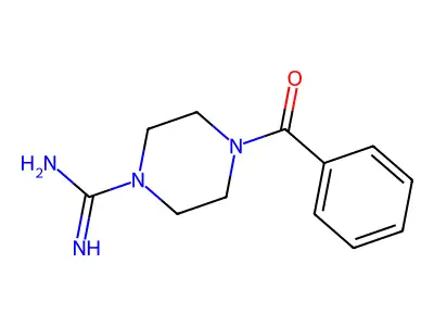4-Benzoylpiperazine-1-carboximidamide structure