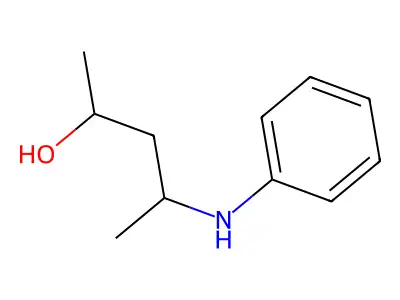 2-Pentanol, 4-(phenylamino)- structure