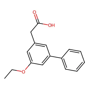 5-乙氧基-3-联苯乙酸 structure