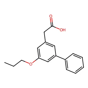 5-丙氧基-3-联苯乙酸 structure