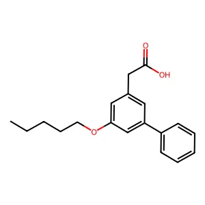 5-戊氧基-3-联苯乙酸 structure
