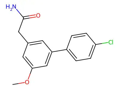 (1,1'-Biphenyl)-3-acetamide, 4'-chloro-5-methoxy- structure