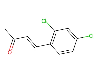 1-(2,4-Dichlorophenyl)-1-butene-3-one structure